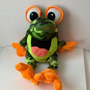 Goffa International Camouflage Frog Plush Toy 21in tall for Kids playing fun!